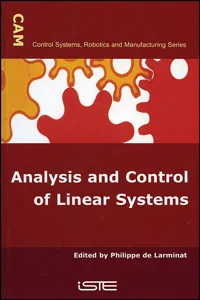 Analysis and Control of Linear Systems_cover