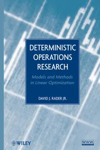Deterministic Operations Research_cover