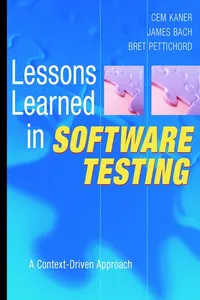 Lessons Learned in Software Testing_cover
