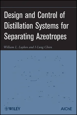 Design and Control of Distillation Systems for Separating Azeotropes