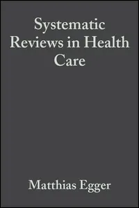 Systematic Reviews in Health Care_cover