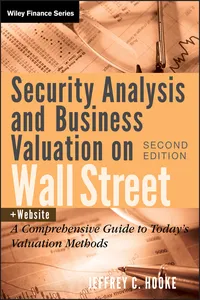 Security Analysis and Business Valuation on Wall Street_cover