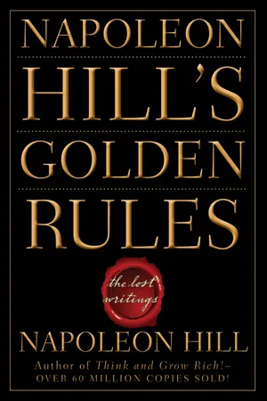 Napoleon Hill's Golden Rules