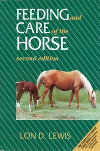 Feeding and Care of the Horse_cover