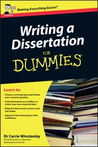 Writing a Dissertation For Dummies_cover