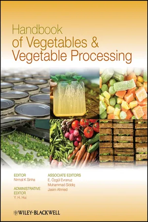 Handbook of Vegetables and Vegetable Processing