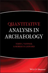 Quantitative Analysis in Archaeology_cover