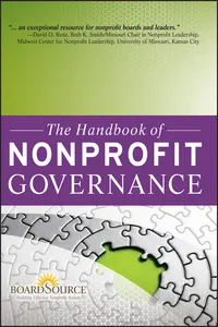 The Handbook of Nonprofit Governance_cover