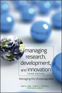 Managing Research, Development and Innovation_cover