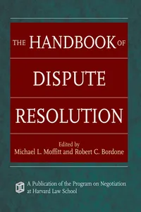 The Handbook of Dispute Resolution_cover