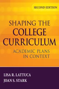 Shaping the College Curriculum_cover