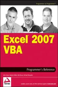 Excel 2007 VBA Programmer's Reference_cover