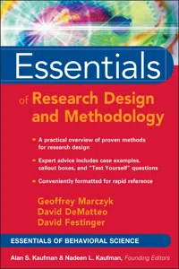 Essentials of Research Design and Methodology_cover