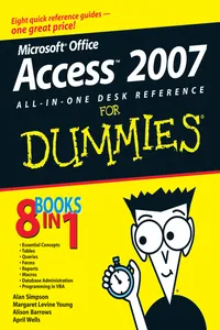 Microsoft Office Access 2007 All-in-One Desk Reference For Dummies_cover