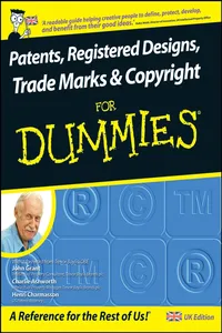 Patents, Registered Designs, Trade Marks and Copyright For Dummies_cover