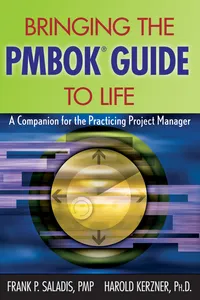 Bringing the PMBOK Guide to Life_cover