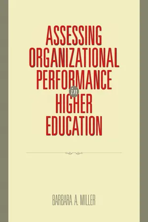 Assessing Organizational Performance in Higher Education