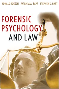 Forensic Psychology and Law_cover
