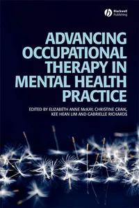 Advancing Occupational Therapy in Mental Health Practice_cover
