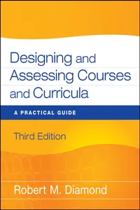 Designing and Assessing Courses and Curricula_cover