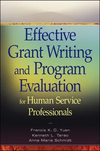 Effective Grant Writing and Program Evaluation for Human Service Professionals_cover