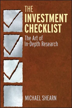 The Investment Checklist