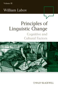 Principles of Linguistic Change, Volume 3_cover
