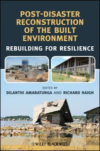 Post-Disaster Reconstruction of the Built Environment_cover