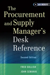 The Procurement and Supply Manager's Desk Reference_cover