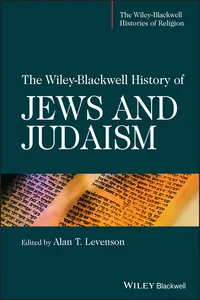 The Wiley-Blackwell History of Jews and Judaism_cover