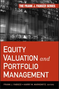 Equity Valuation and Portfolio Management_cover