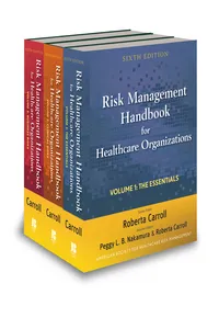 Risk Management Handbook for Health Care Organizations, 3 Volume Set_cover