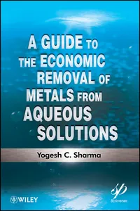 A Guide to the Economic Removal of Metals from Aqueous Solutions_cover