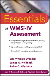 Essentials of WMS-IV Assessment_cover