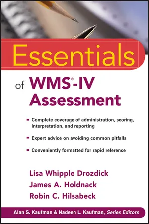 Essentials of WMS-IV Assessment