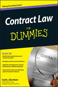 Contract Law For Dummies_cover