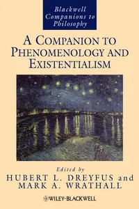 A Companion to Phenomenology and Existentialism_cover