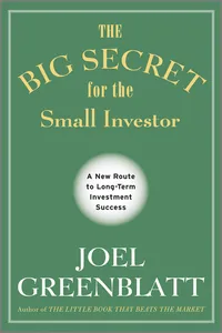 The Big Secret for the Small Investor_cover