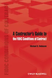 A Contractor's Guide to the FIDIC Conditions of Contract_cover