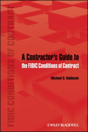 A Contractor's Guide to the FIDIC Conditions of Contract