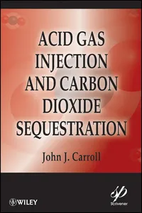 Acid Gas Injection and Carbon Dioxide Sequestration_cover