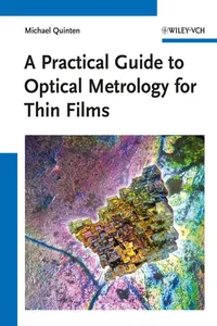 A Practical Guide to Optical Metrology for Thin Films_cover