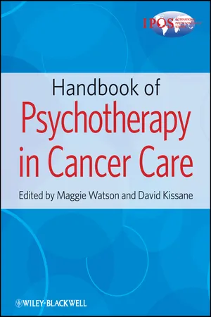 Handbook of Psychotherapy in Cancer Care