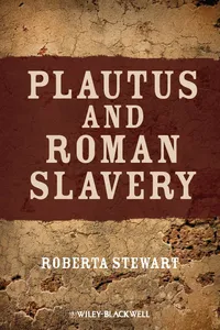 Plautus and Roman Slavery_cover