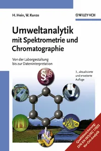 Umweltanalytik mit Spektrometrie und Chromatographie_cover