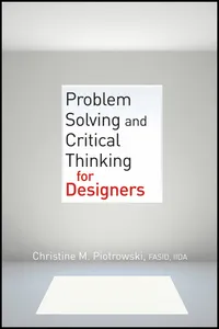 Problem Solving and Critical Thinking for Designers_cover