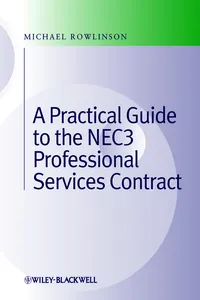 Practical Guide to the NEC3 Professional Services Contract_cover