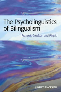 The Psycholinguistics of Bilingualism_cover
