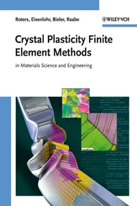 Crystal Plasticity Finite Element Methods_cover