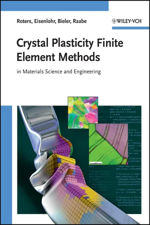 Crystal Plasticity Finite Element Methods